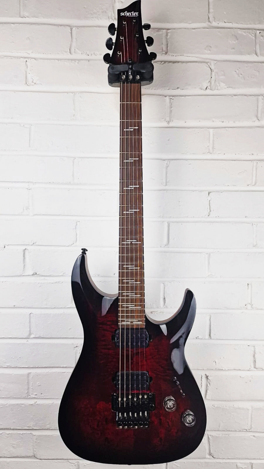 SCHECTER OMEN ELITE 6 BLACK CHERRY BURST ELECTRIC GUITAR