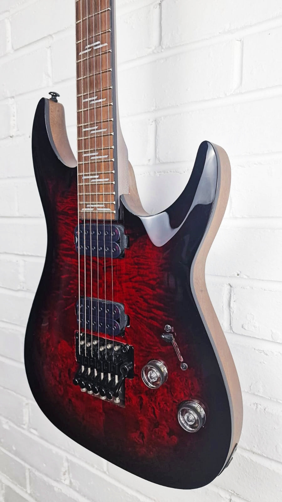 SCHECTER OMEN ELITE 6 BLACK CHERRY BURST ELECTRIC GUITAR
