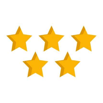 5 star gold rating