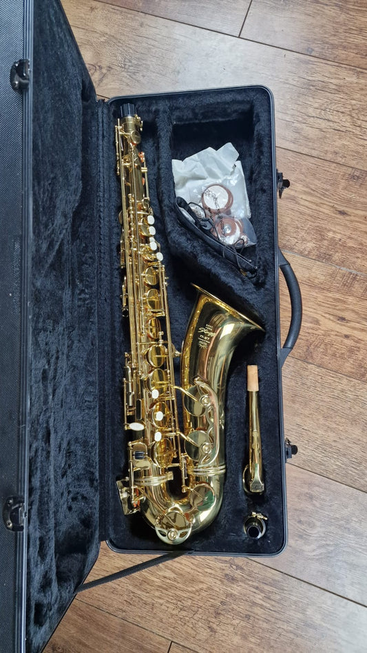 STAGG 77-ST TENOR SAXOPHONE + CASE + EXTRAS