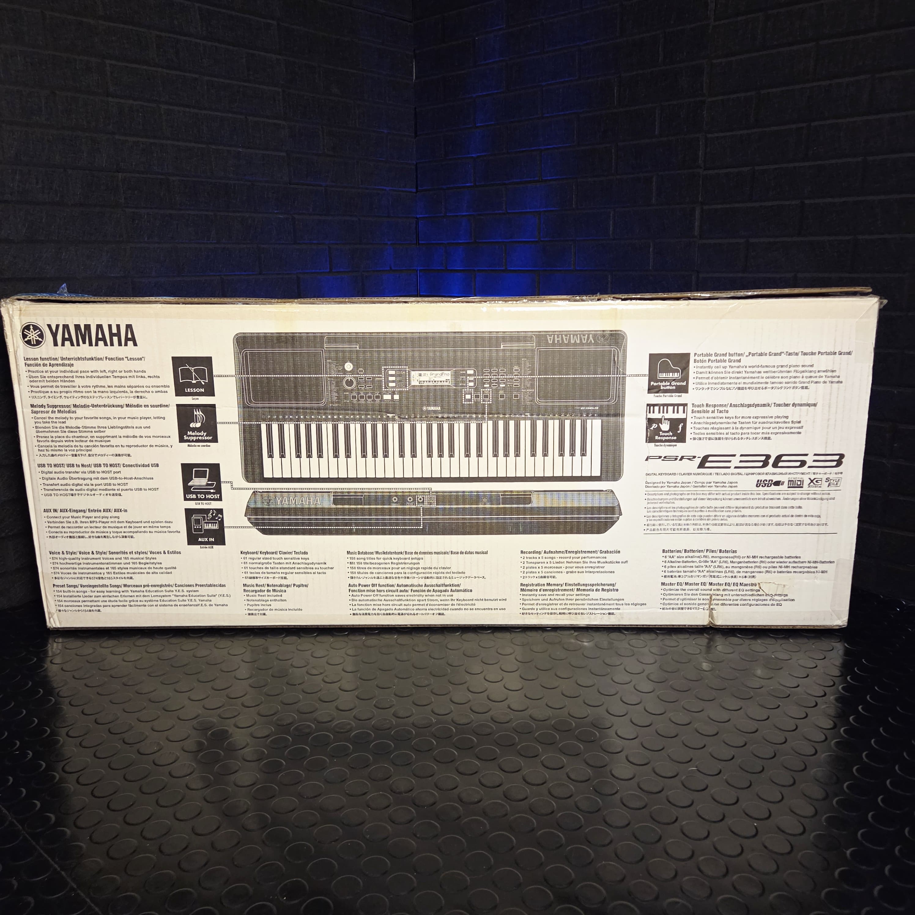 YAMAHA PSR E363 61 KEY ELECTRONIC KEYBOARD