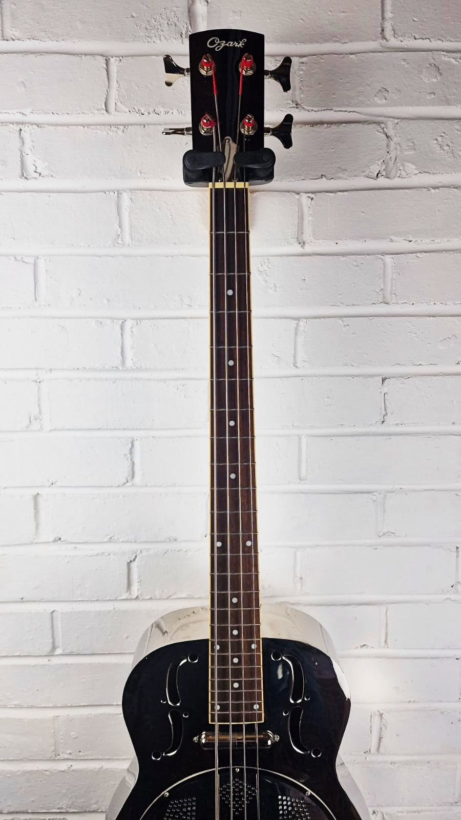 OZARK 3516 ELECTRO ACOUSTIC RESONATOR BASS GUITAR