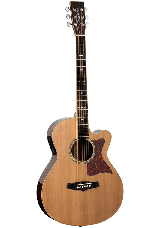 TANGLEWOOD TW45RE ELECTTO ACOUSTIC GUITAR + CASE *NEW*